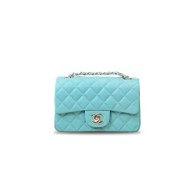 CHANEL MASTER CF CAVIAR QUILTED LARGE MINI CHAIN BAG (20*12*6cm) 